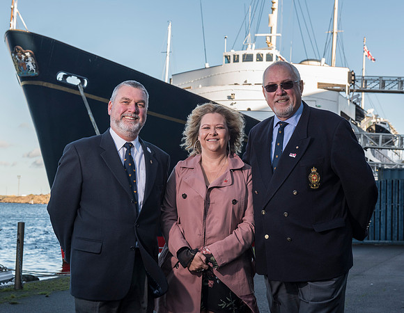 Total Yacht Britannia , Edinburgh. Injured WREN reunion story pics.