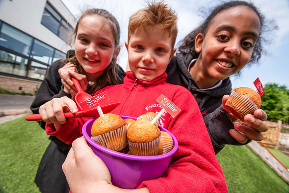 Corstorphine Primary School who have been supporting Shelter Sco