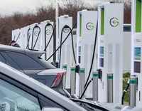 Gridserve EV charging points, Wehterby services A1