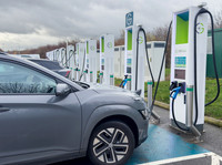 Gridserve EV charging points, Wehterby services A1