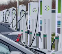 Gridserve EV charging points, Wehterby services A1