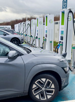 Gridserve EV charging points, Wehterby services A1
