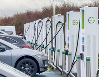 Gridserve EV charging points, Wehterby services A1