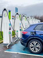 Gridserve EV charging points, Wehterby services A1