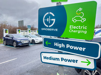 Gridserve EV charging points, Wehterby services A1