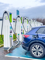 Gridserve EV charging points, Wehterby services A1